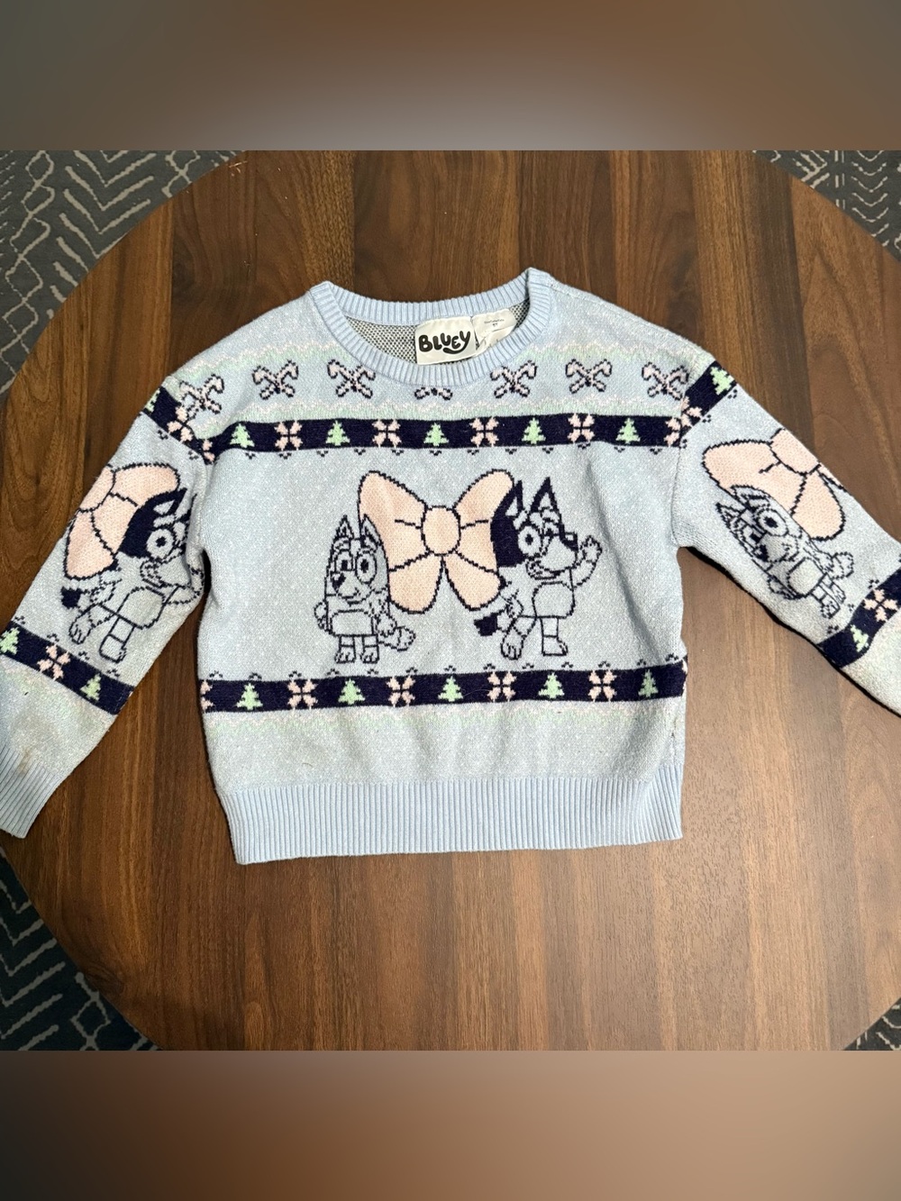 Girls bluey Christmas sweater